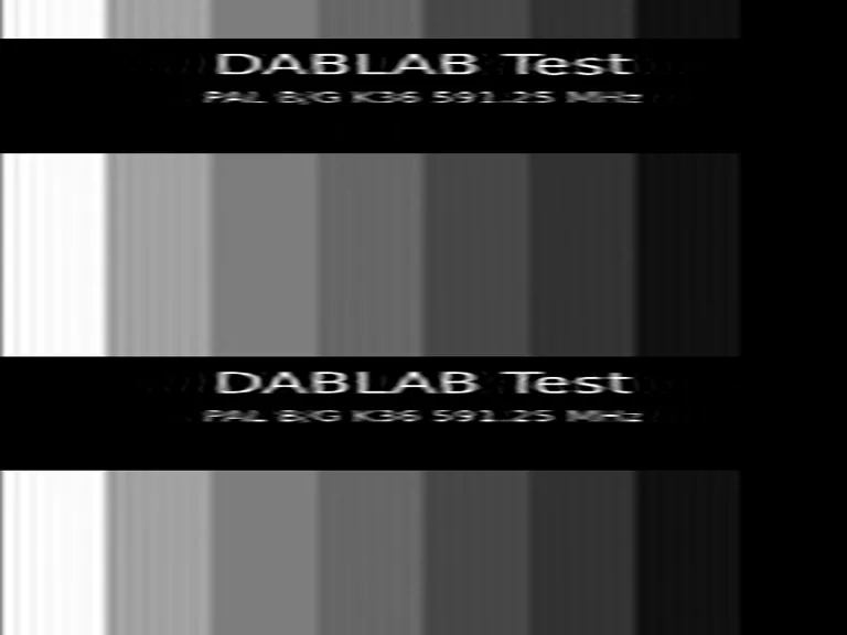 PAL test pattern demodulated via the Pluto RX